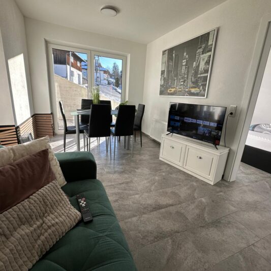 Apartment Oberleins Wohnzimmer
